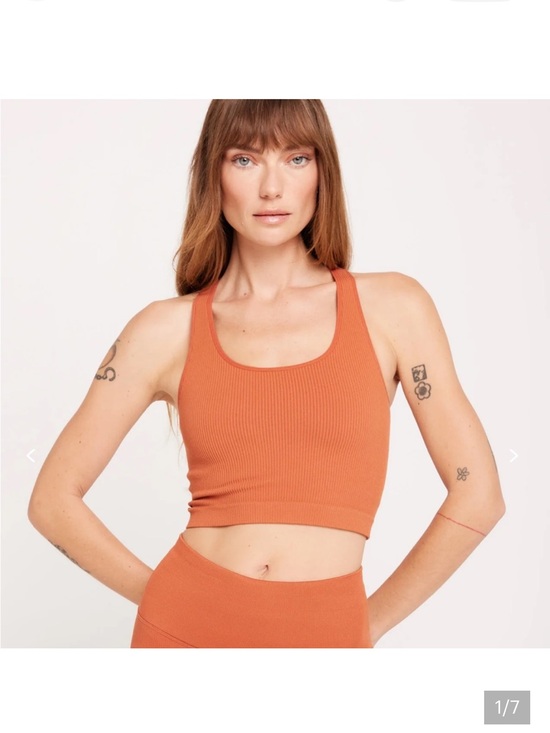 Spiritual Gangster Other - Spiritual Gangster  Athena Ribbed Crop Tank - dark ginger🚨
